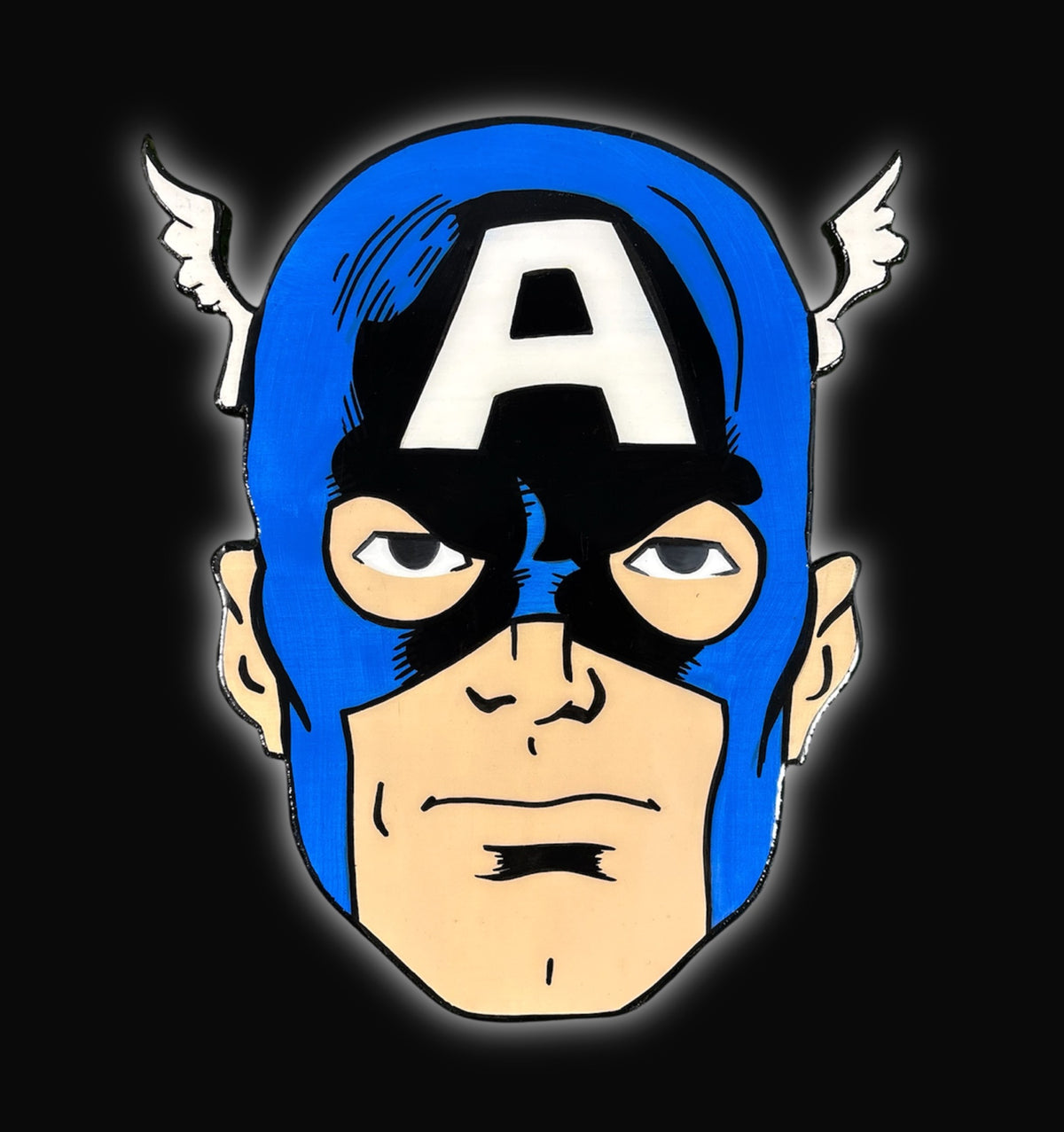 CAPTAIN AMERICA PLAQUE