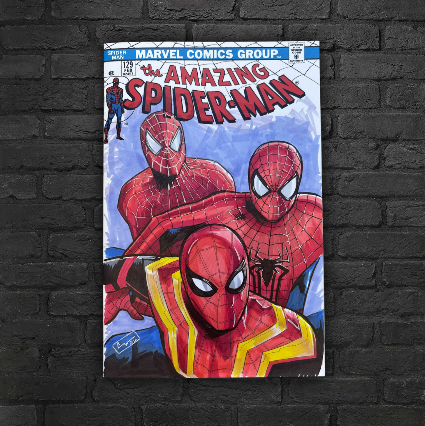 TASM #129 Custom Cover Sketch